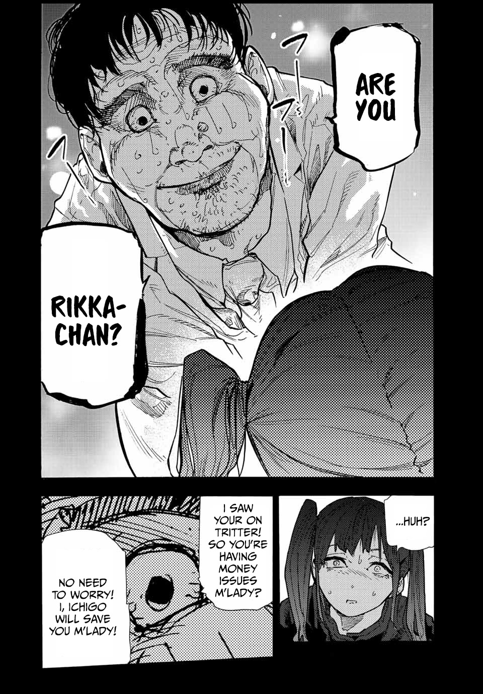Juujika no Rokunin Chapter 135 page 8 - Chapter 135: The King Of Moo Moo Street