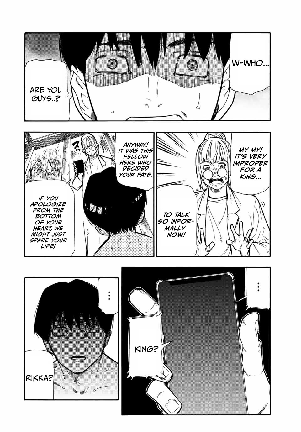 Juujika no Rokunin Chapter 137 page 12 - Chapter 137: The Unvaccinated Dog's Euthanasia