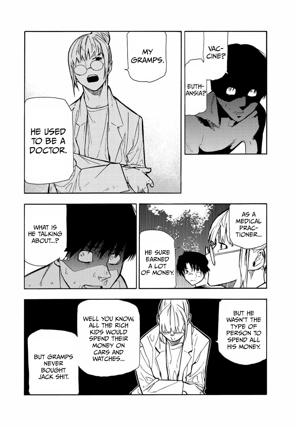 Juujika no Rokunin Chapter 137 page 18 - Chapter 137: The Unvaccinated Dog's Euthanasia