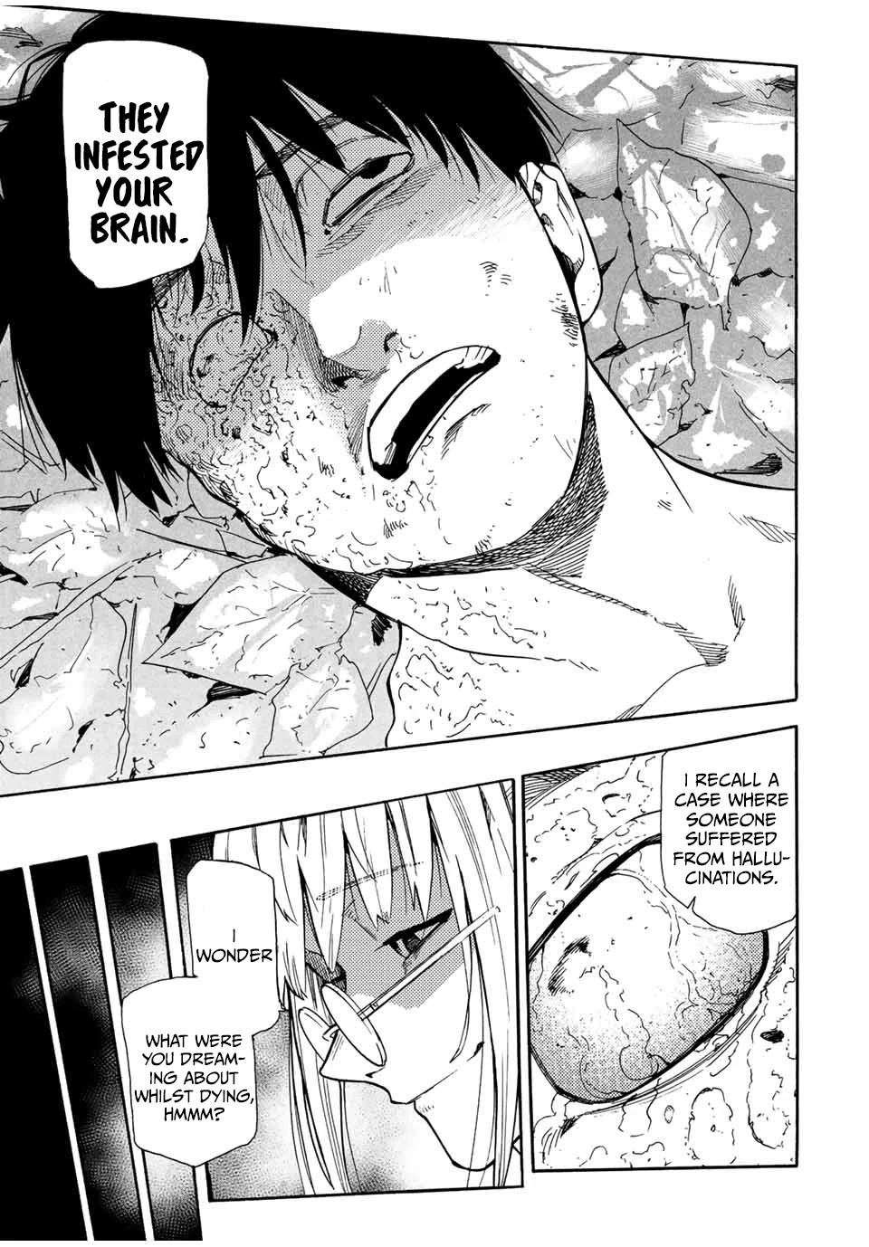 Juujika no Rokunin Chapter 138 page 17 - Chapter 138: Sparganum Proliferum