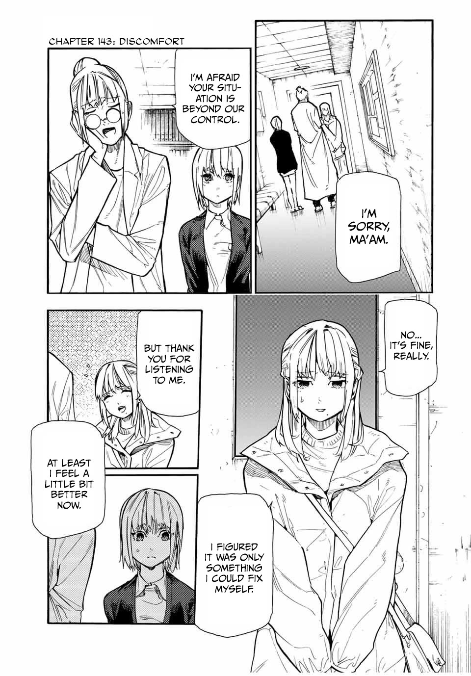 Juujika no Rokunin Chapter 143 page 1 - Chapter 143: Discomfort
