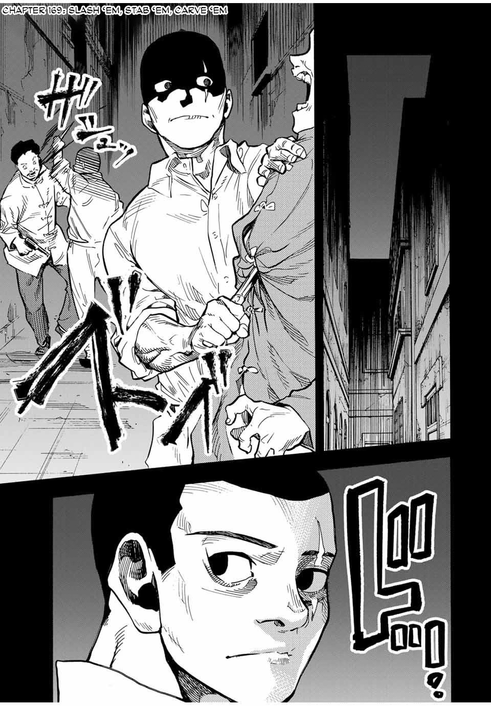 Juujika no Rokunin Chapter 169 page 1 - Chapter 169: Slash 'Em, Stab 'Em, Carve 'Em