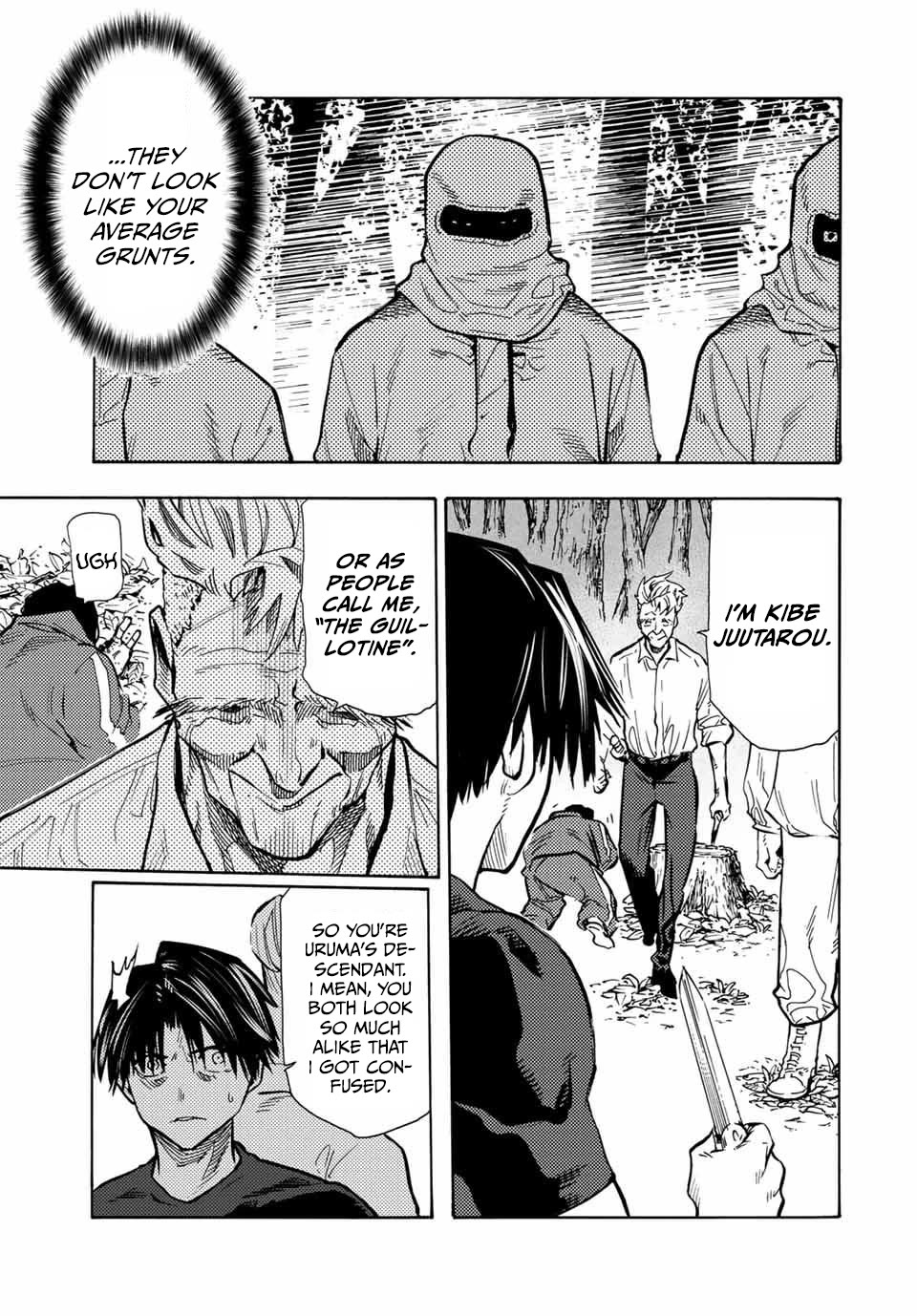 Juujika no Rokunin Chapter 169 page 19 - Chapter 169: Slash 'Em, Stab 'Em, Carve 'Em