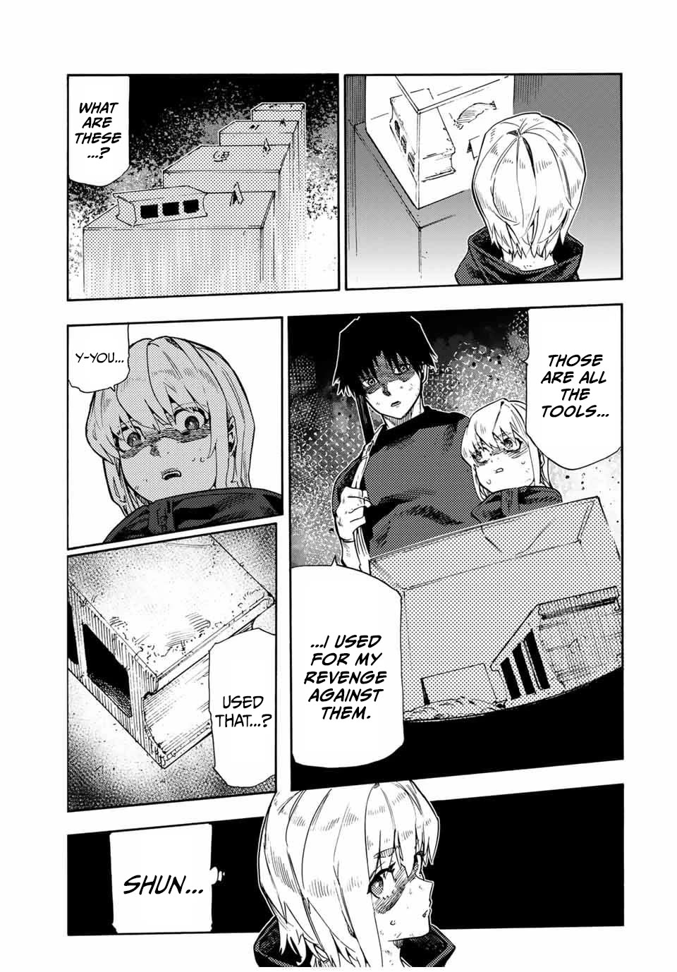 Juujika no Rokunin Chapter 180 page 11 - Chapter 180: Shun Uruma Memorial Hall
