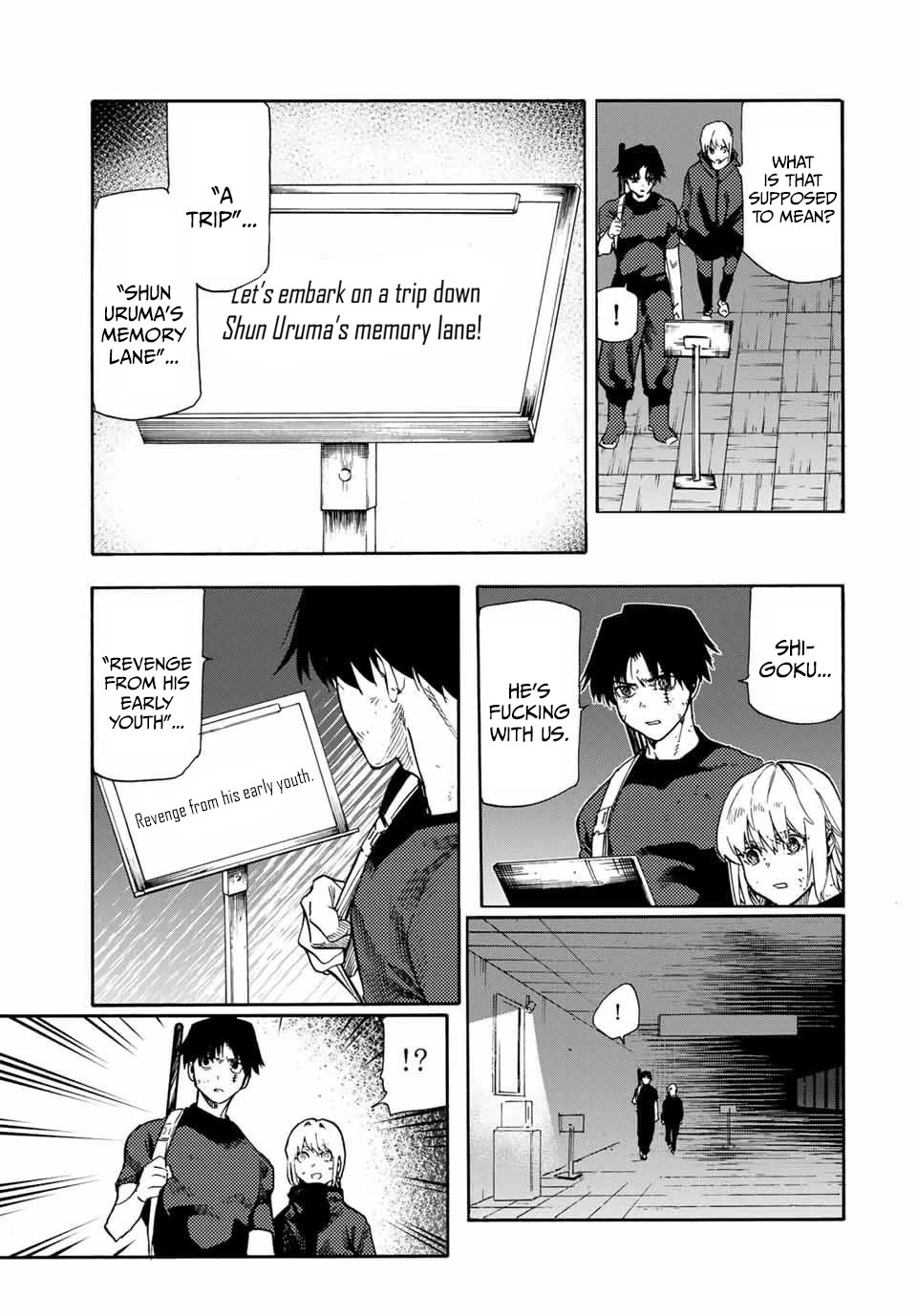Juujika no Rokunin Chapter 180 page 5 - Chapter 180: Shun Uruma Memorial Hall