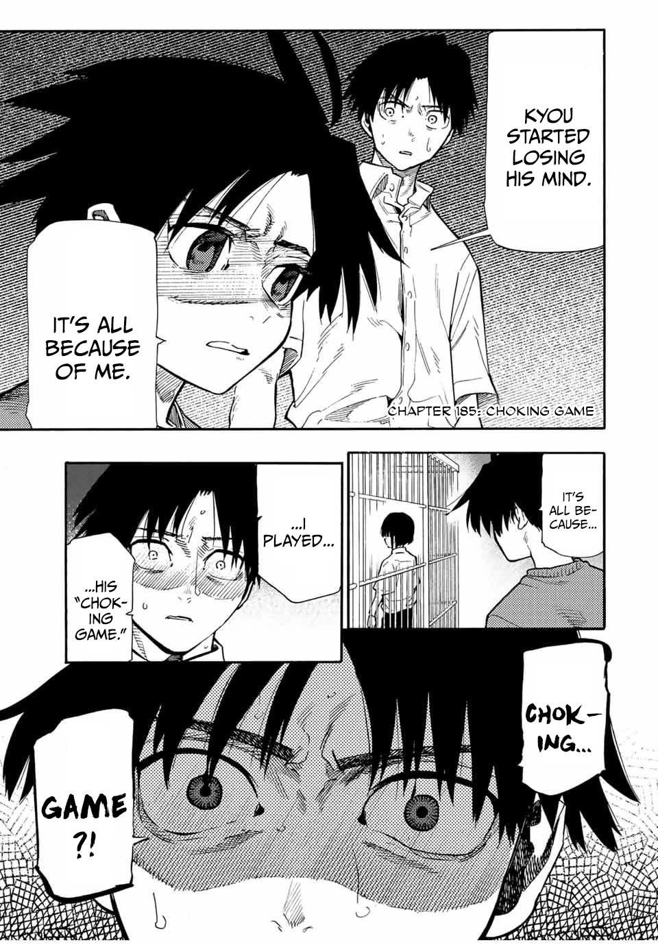 Juujika no Rokunin Chapter 185 page 1 - Chapter 185: Choking Game