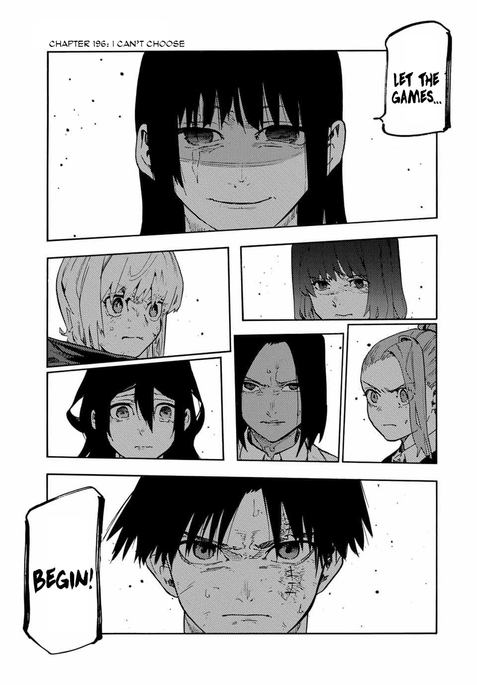 Juujika no Rokunin Chapter 196 page 1 - Chapter 196: I Can't Choose