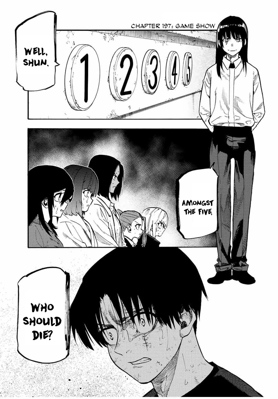 Juujika no Rokunin Chapter 197 page 1 - Chapter 197: Game Show