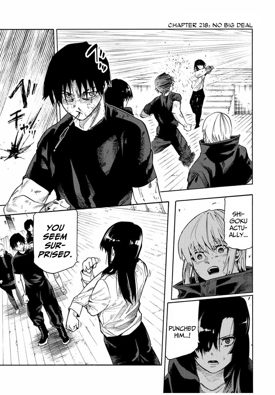 Juujika no Rokunin Chapter 218 page 1 - Chapter 218: No Big Deal