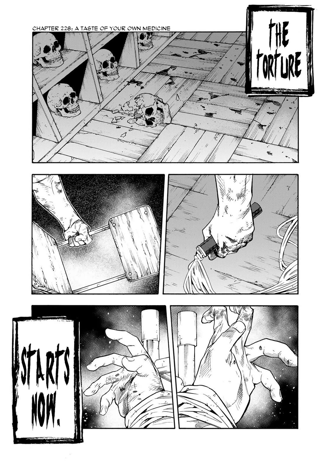 Juujika no Rokunin Chapter 228 page 1 - Chapter 228: A Taste Of Your Own Medicine