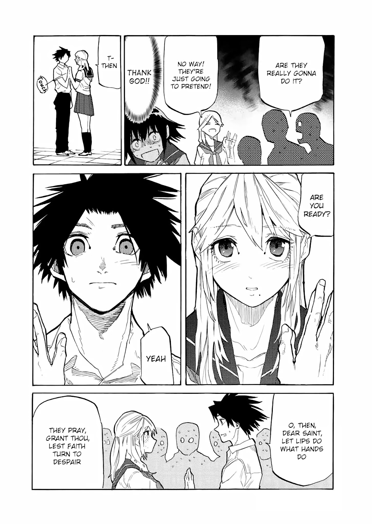Juujika no Rokunin Chapter 25 page 3 - Chapter 25: Kiss Scene