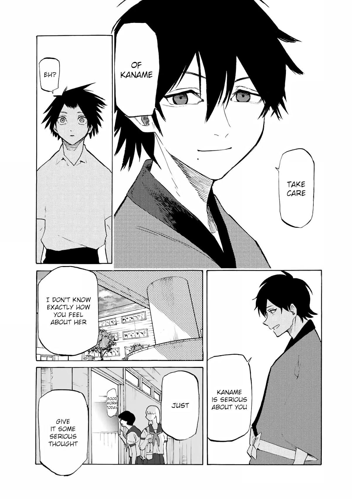 Juujika no Rokunin Chapter 25 page 8 - Chapter 25: Kiss Scene
