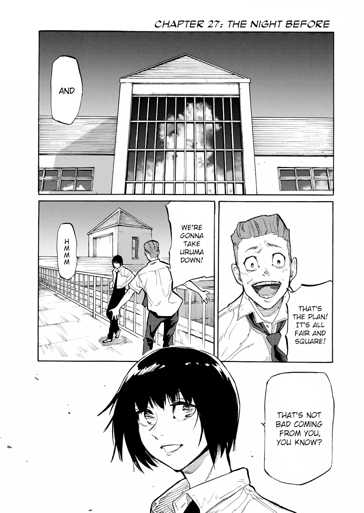Juujika no Rokunin Chapter 27 page 2 - Chapter 27: The Night Before