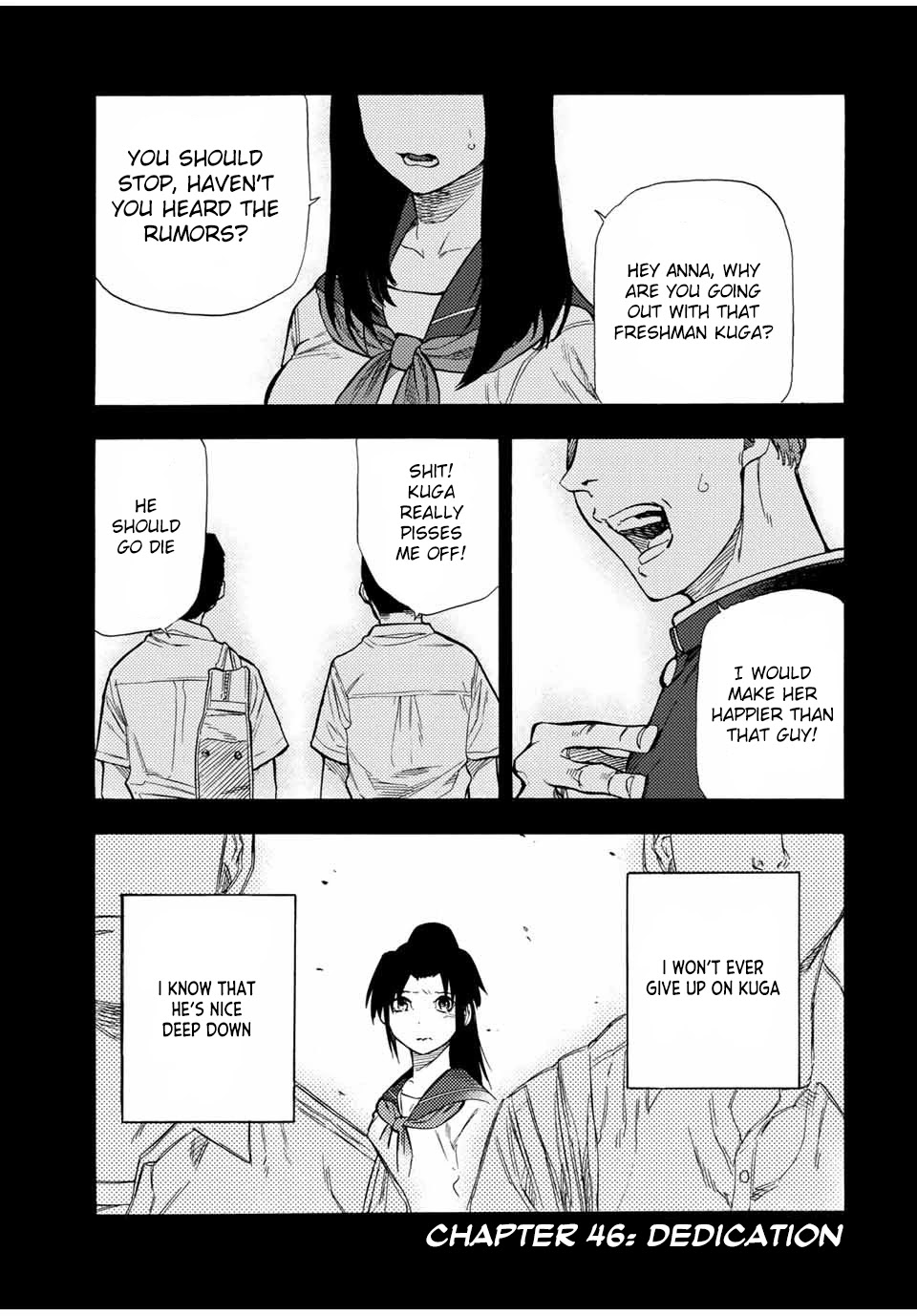 Juujika no Rokunin Chapter 46 page 1 - Chapter 46: Dedication