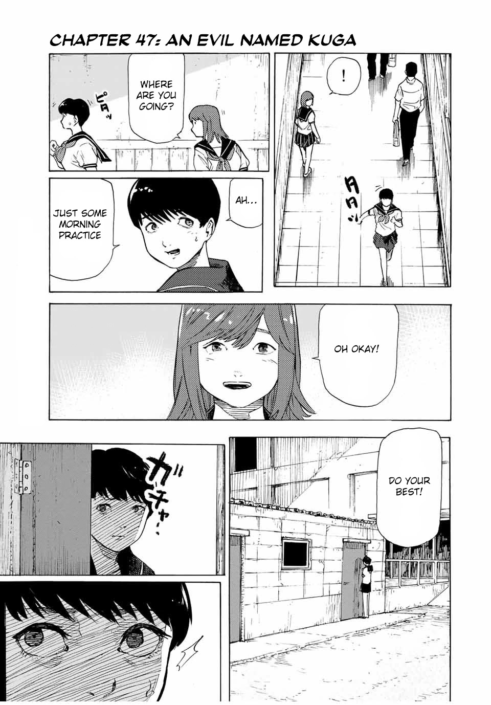 Juujika no Rokunin Chapter 47 page 1 - Chapter 47: An Evil Named Kuga