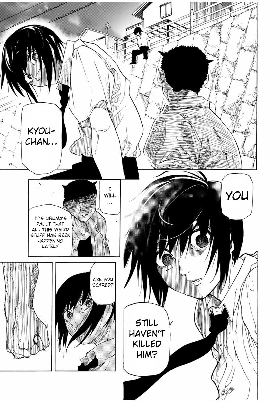 Juujika no Rokunin Chapter 47 page 9 - Chapter 47: An Evil Named Kuga