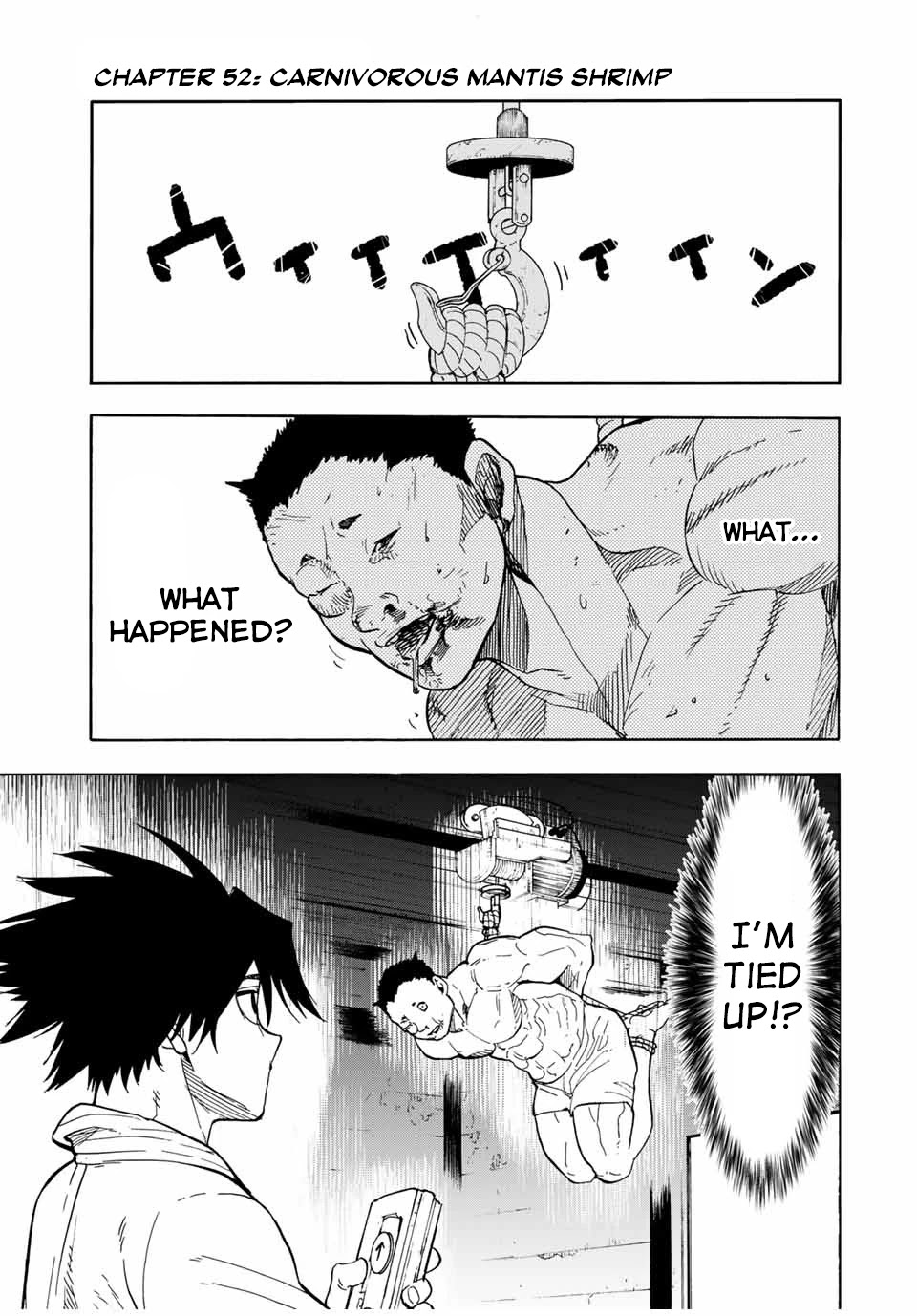 Juujika no Rokunin Chapter 52 page 1 - Chapter 52: Carnivorous Mantis Shrimp