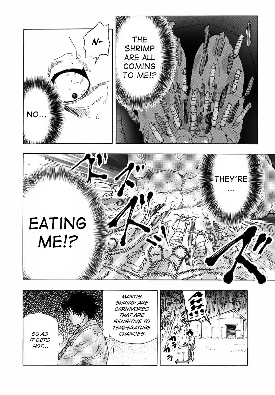 Juujika no Rokunin Chapter 52 page 10 - Chapter 52: Carnivorous Mantis Shrimp