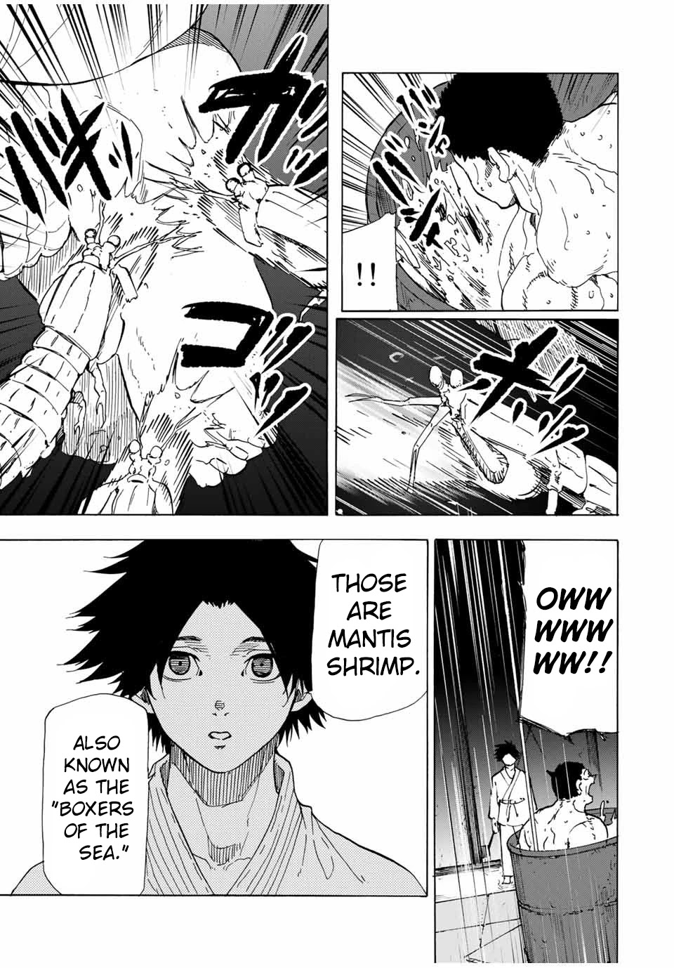 Juujika no Rokunin Chapter 52 page 5 - Chapter 52: Carnivorous Mantis Shrimp