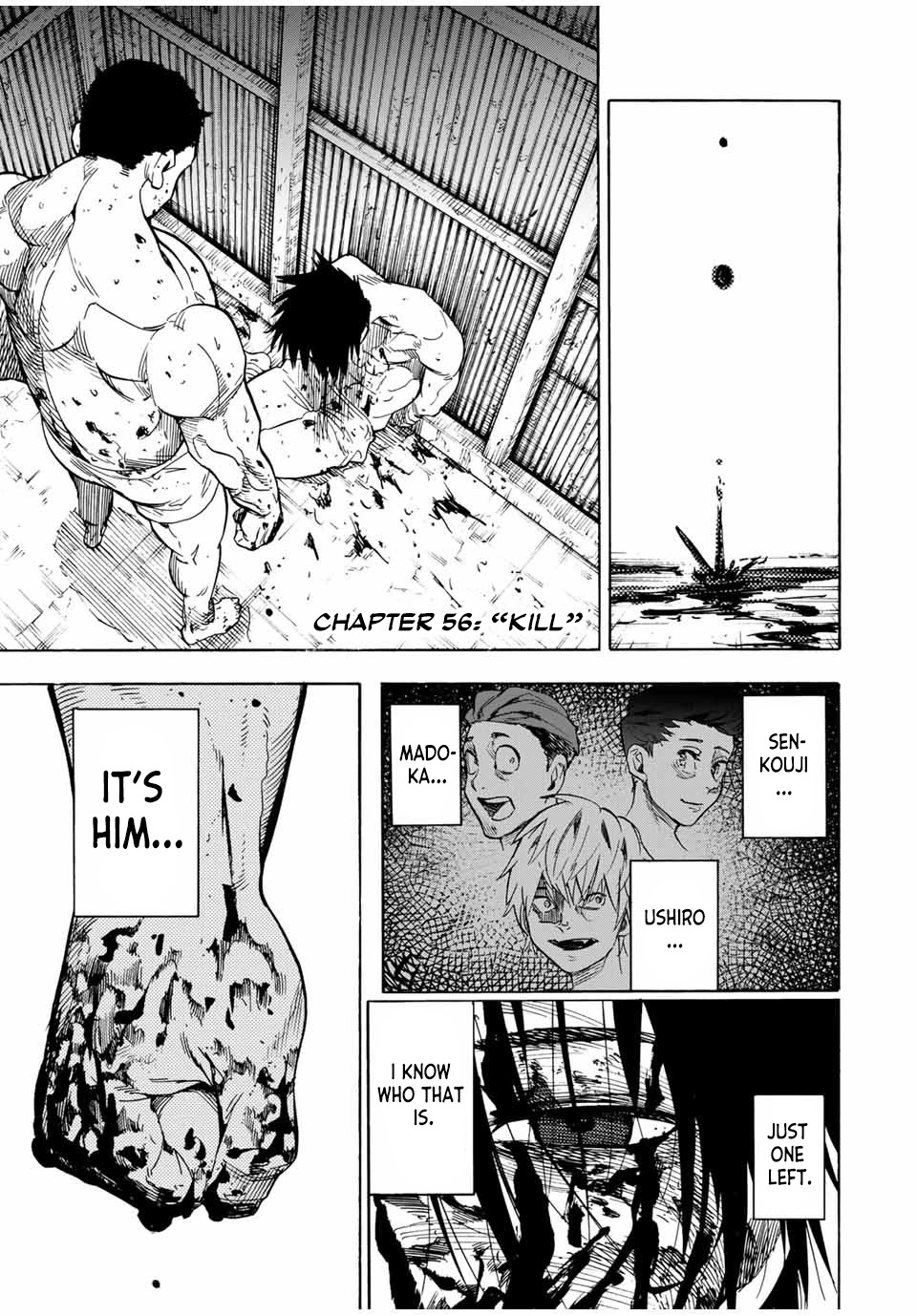 Juujika no Rokunin Chapter 56 page 1 - Chapter 56: "Kill"