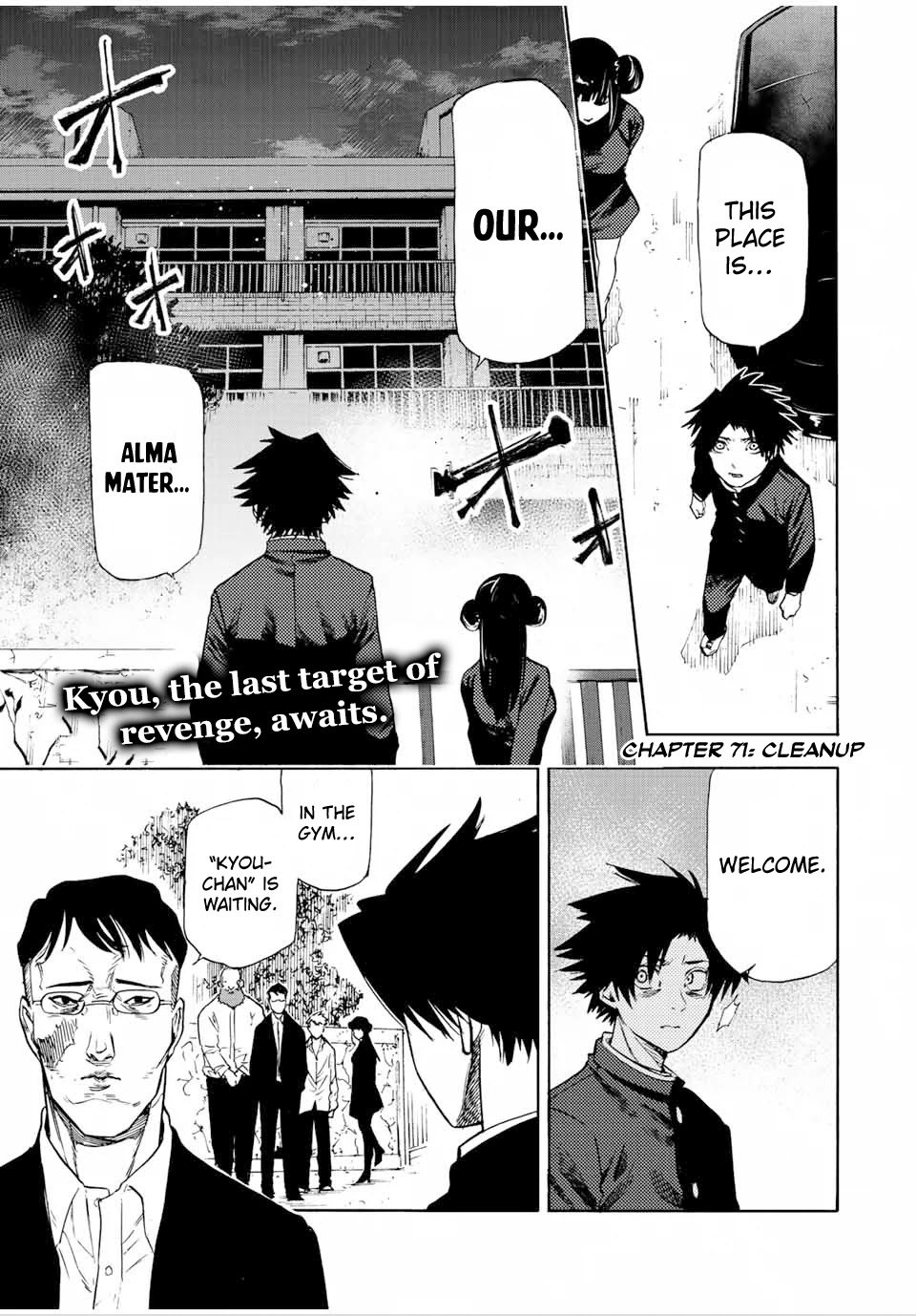 Juujika no Rokunin Chapter 71 page 1 - Chapter 71: Cleanup