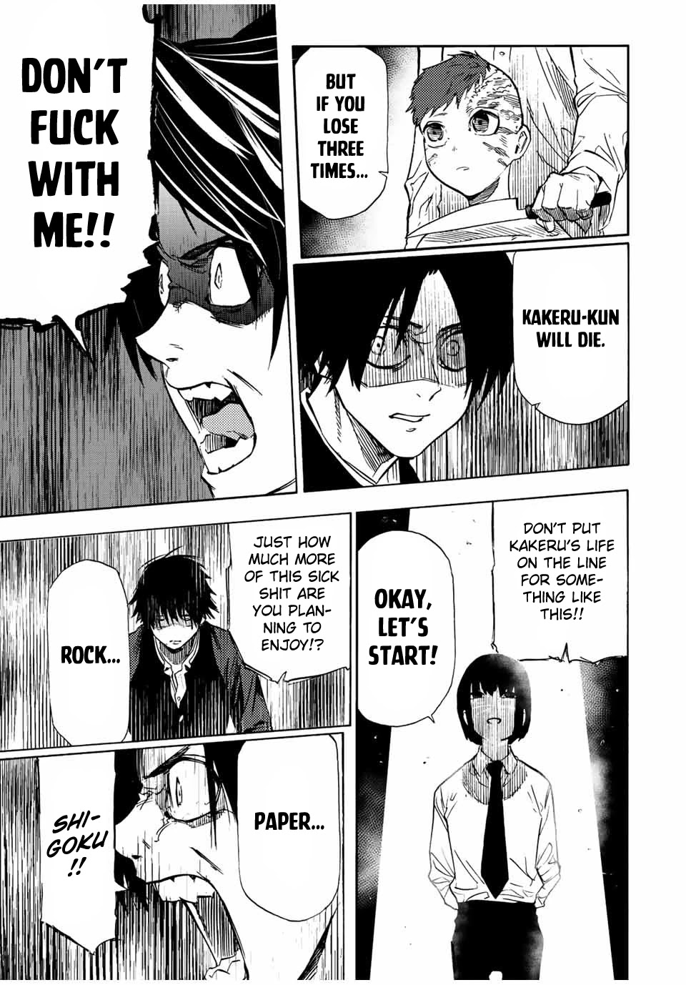 Juujika no Rokunin Chapter 72 page 7 - Chapter 72: Rock, Paper, Scissors