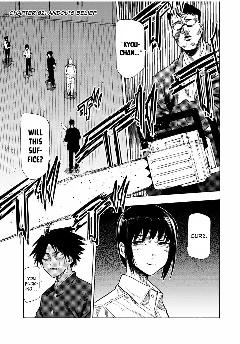 Juujika no Rokunin Chapter 82 page 1 - Chapter 82: Andou's Belief