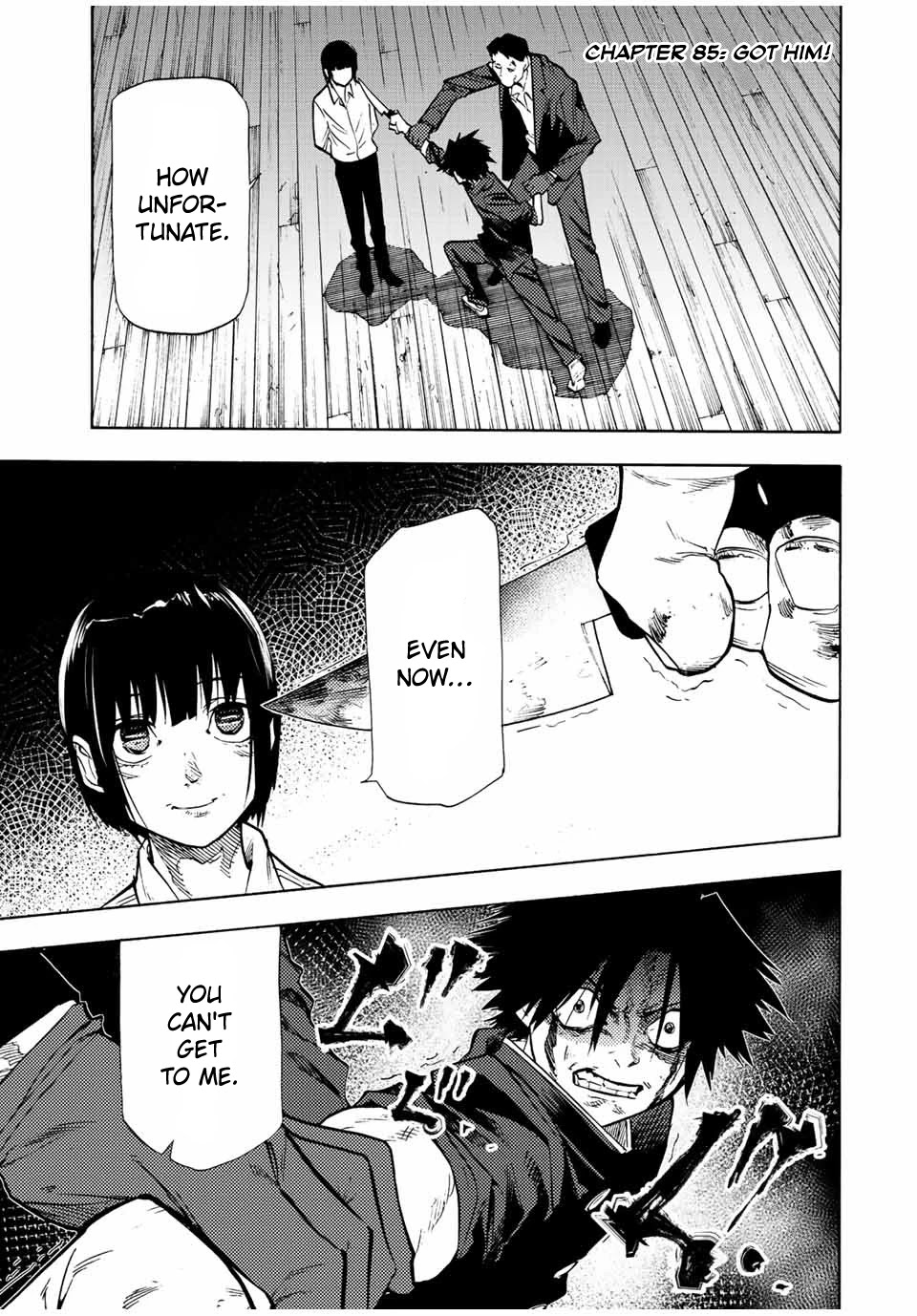 Juujika no Rokunin Chapter 85 page 1 - Chapter 85: Got Him!