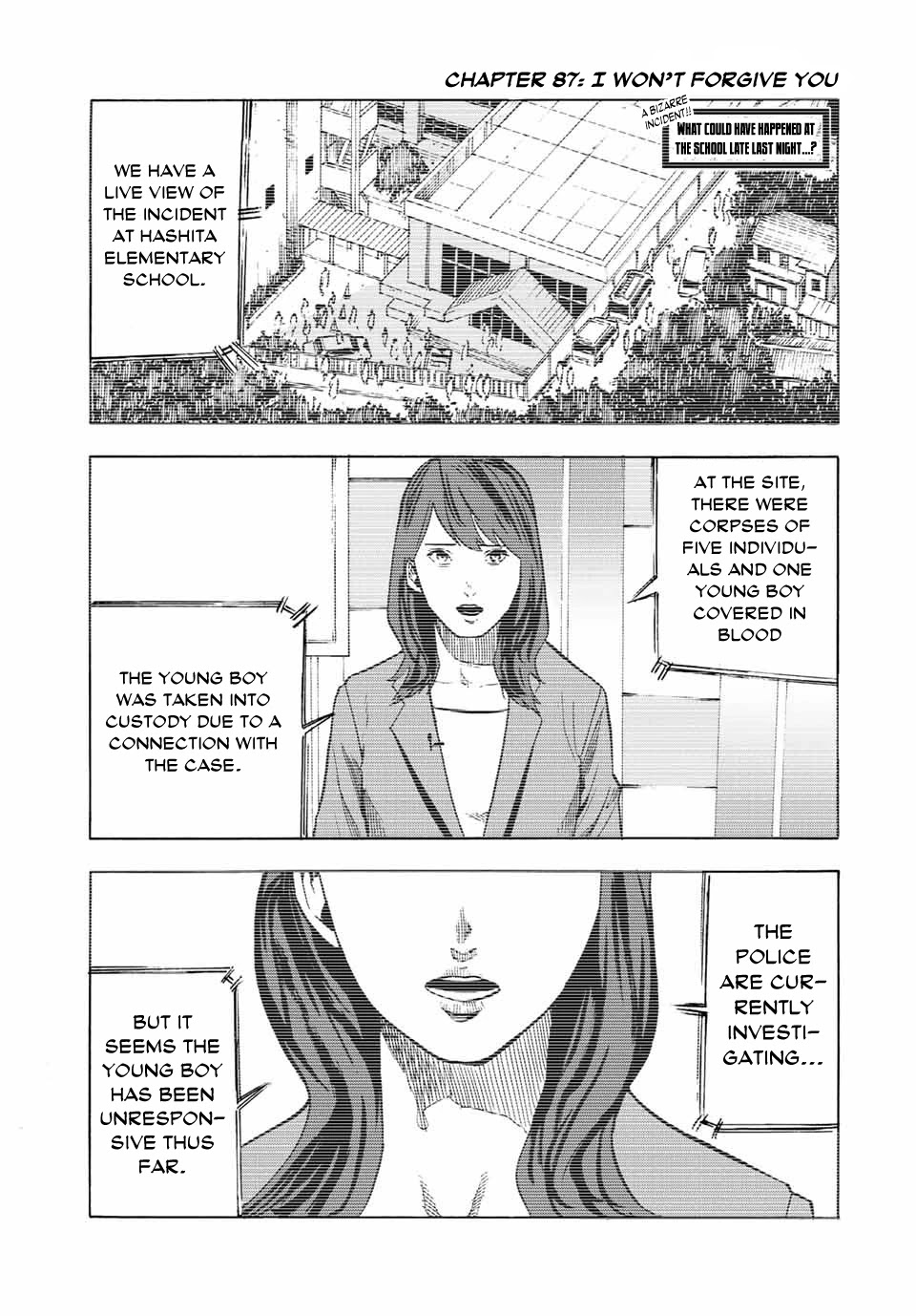 Juujika no Rokunin Chapter 87 page 1 - Chapter 87: I Won't Forgive You
