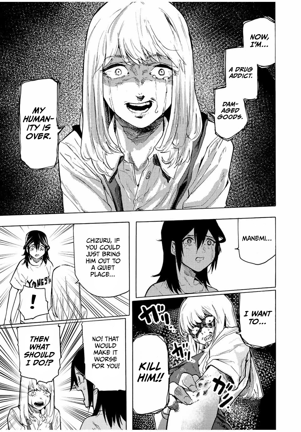 Juujika no Rokunin Chapter 90 page 9 - Chapter 90: Stimulant Addiction