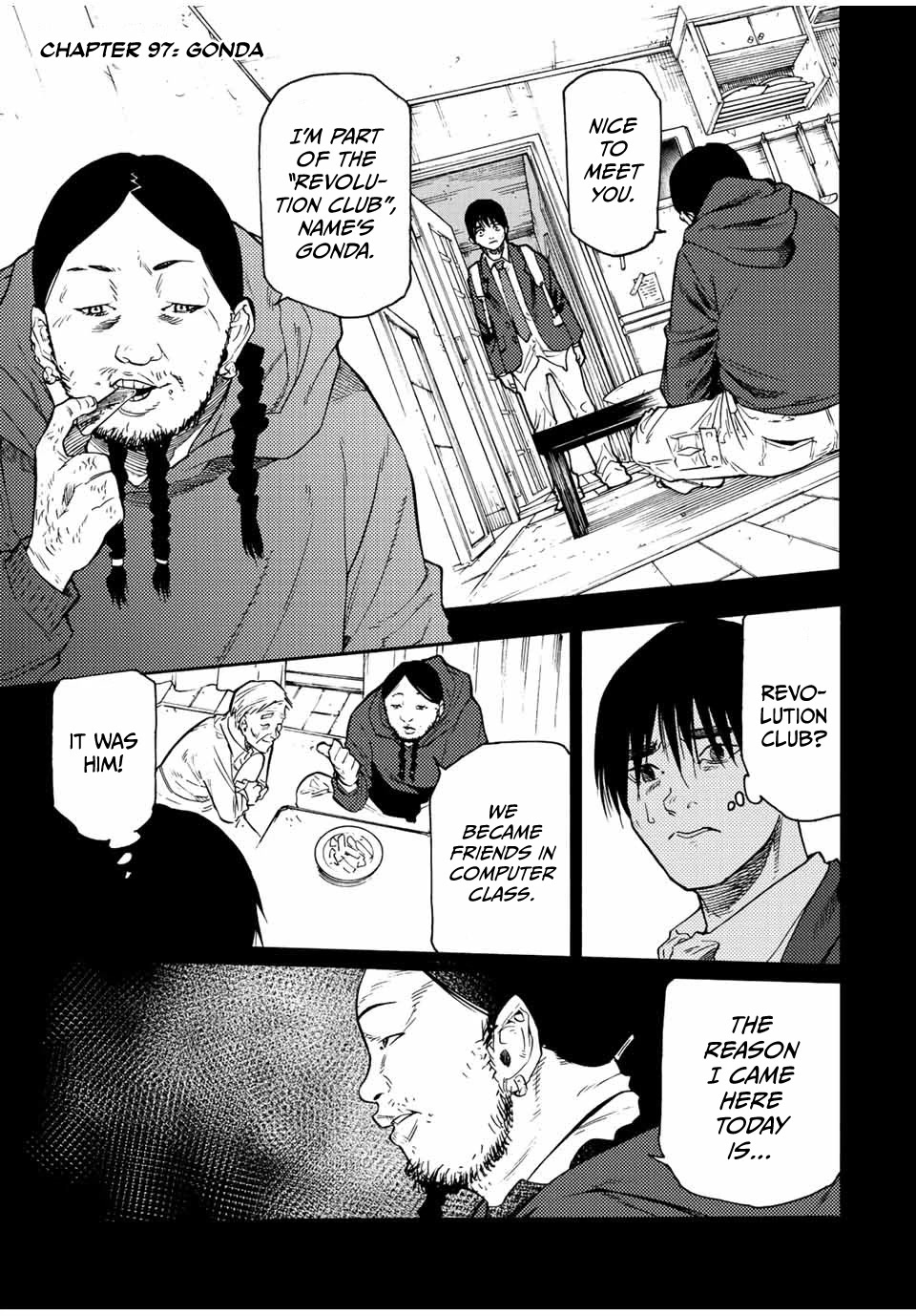 Juujika no Rokunin Chapter 97 page 1 - Chapter 97: Gonda