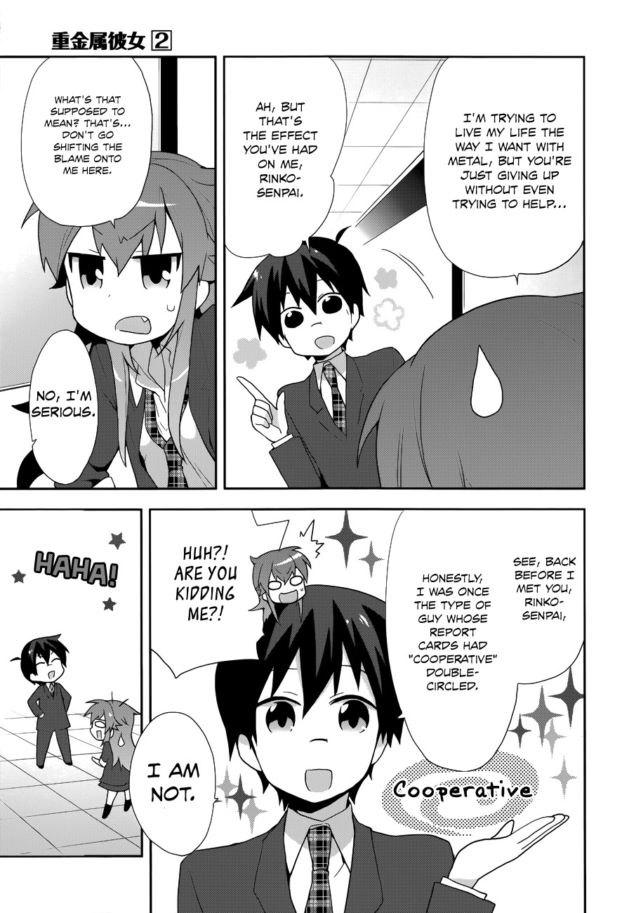 Juukinzoku Kanojo Chapter 10 page 13 - Chapter 10: Is This Heavy Metal?
