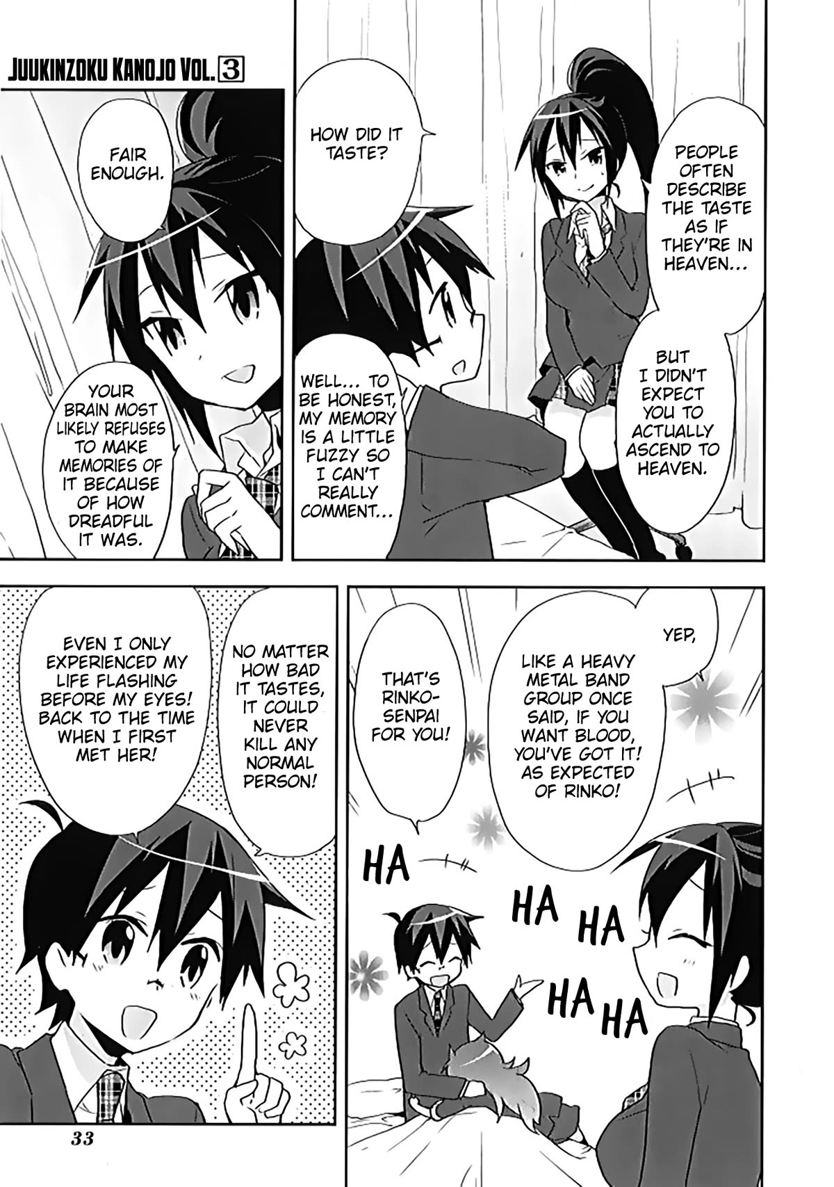 Juukinzoku Kanojo Chapter 16 page 36 - Chapter 16: Speech or Die!