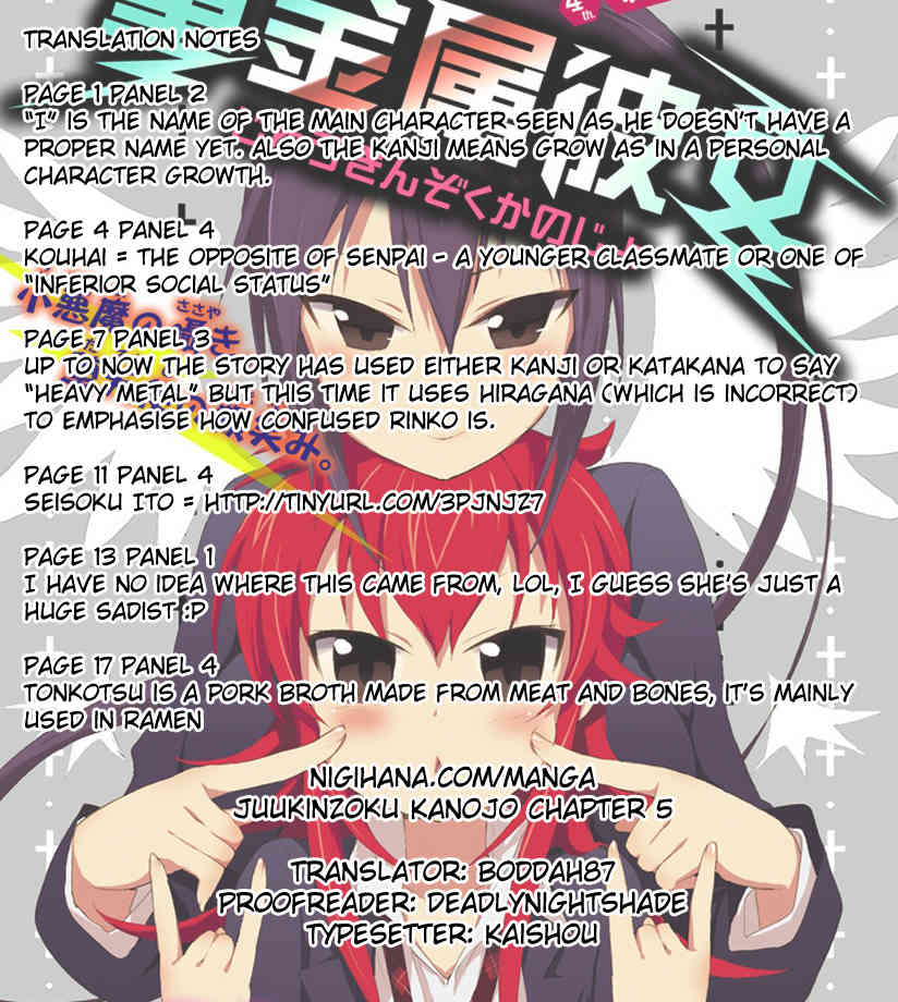 Juukinzoku Kanojo Chapter 5 page 19 - Chapter 5