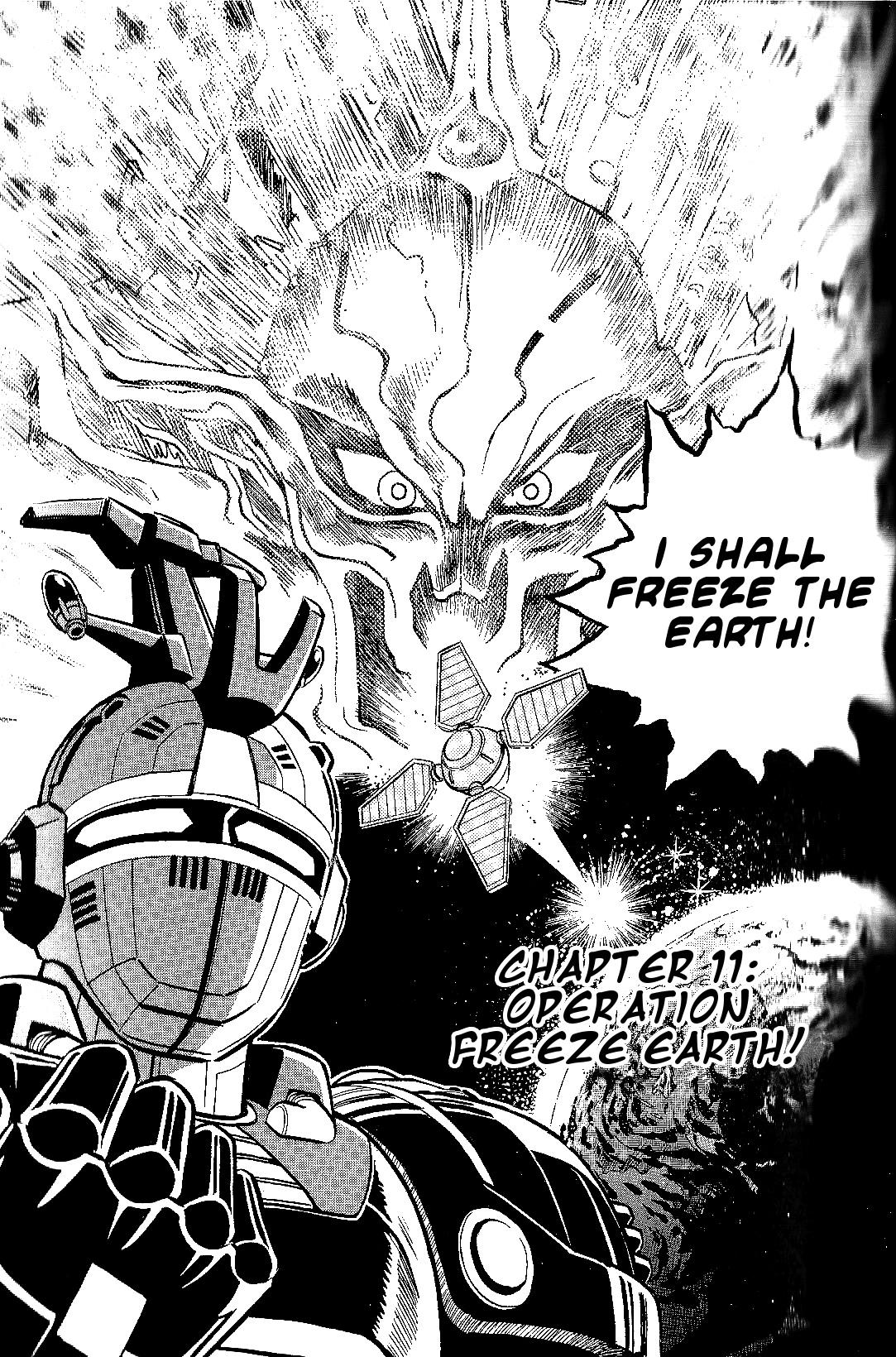 Juukou B-Fighter Chapter 11 page 1 - Chapter 11: Operation Freeze Earth!