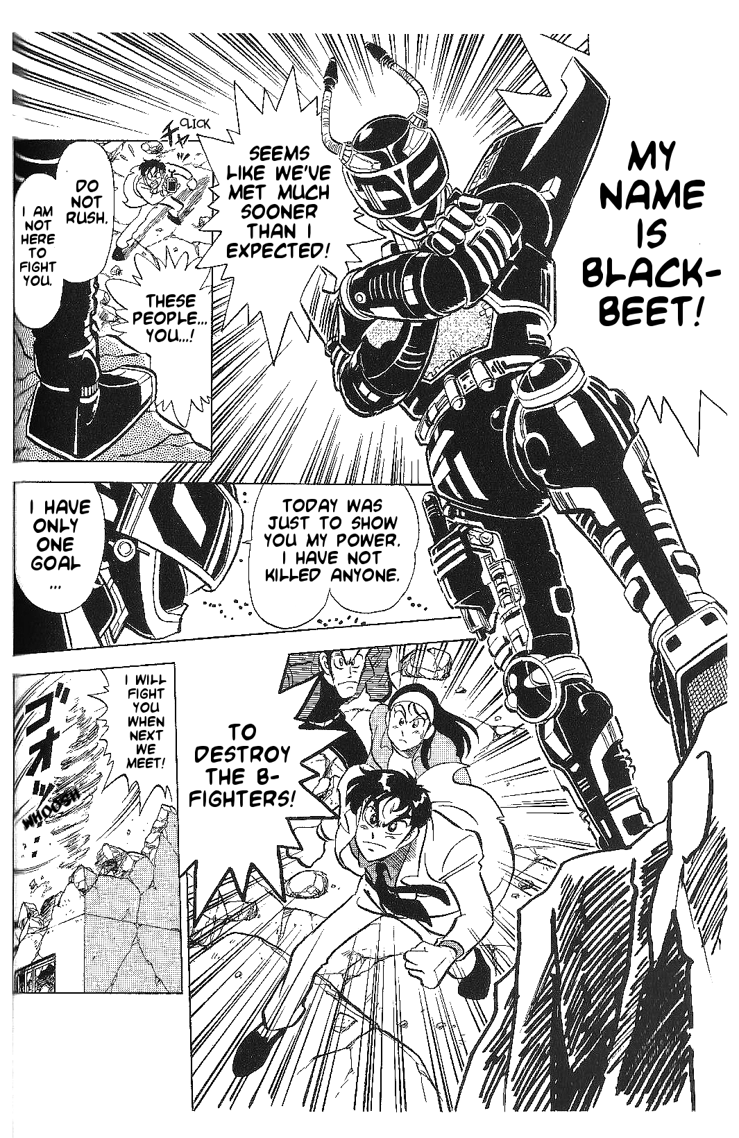 Juukou B-Fighter Chapter 5 page 5 - Chapter 5: An Evil Warrior?! BlackBeet