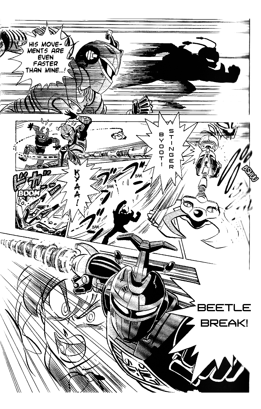 Juukou B-Fighter Chapter 5 page 8 - Chapter 5: An Evil Warrior?! BlackBeet