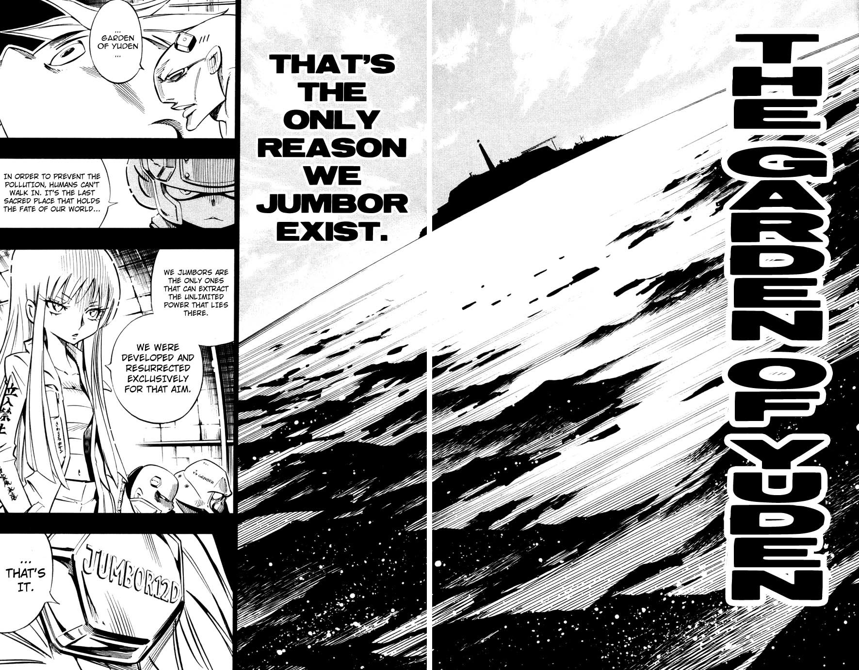 Jyuki Ningen Jumbor Chapter 7 page 10 - Chapter 7: Garden of Yuden