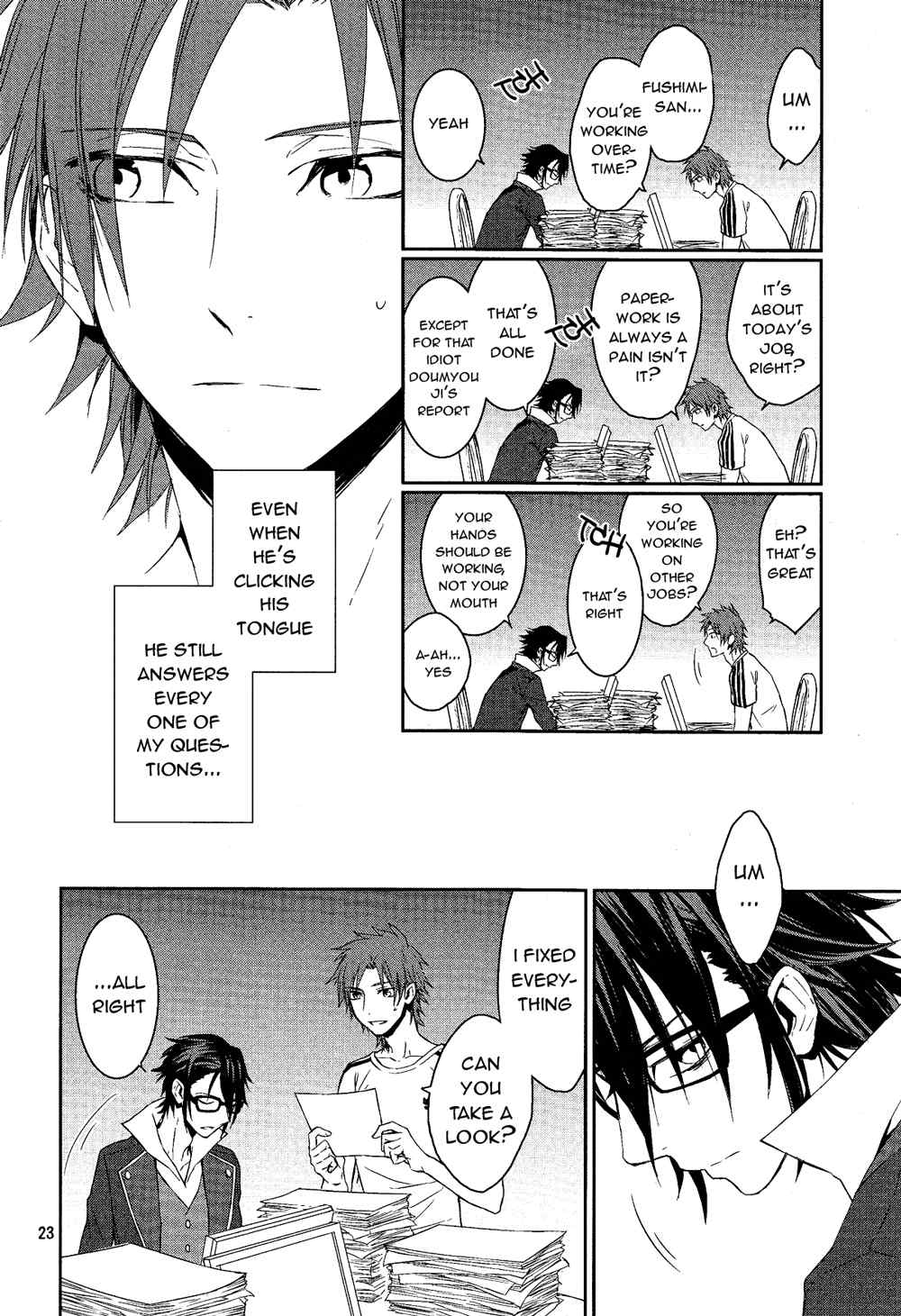 K - Days of Blue Chapter 1 page 22 - Chapter 1: The Census Division of the Tokyo Regional Legal Affairs Bureau Annex 4 Dormitory