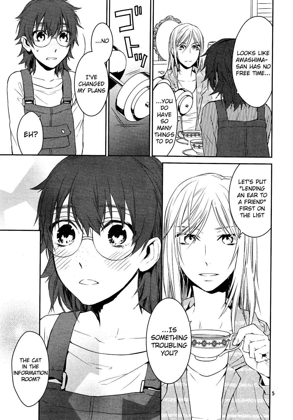 K - Days of Blue Chapter 3 page 5 - Chapter 3: Awashima's Day Off
