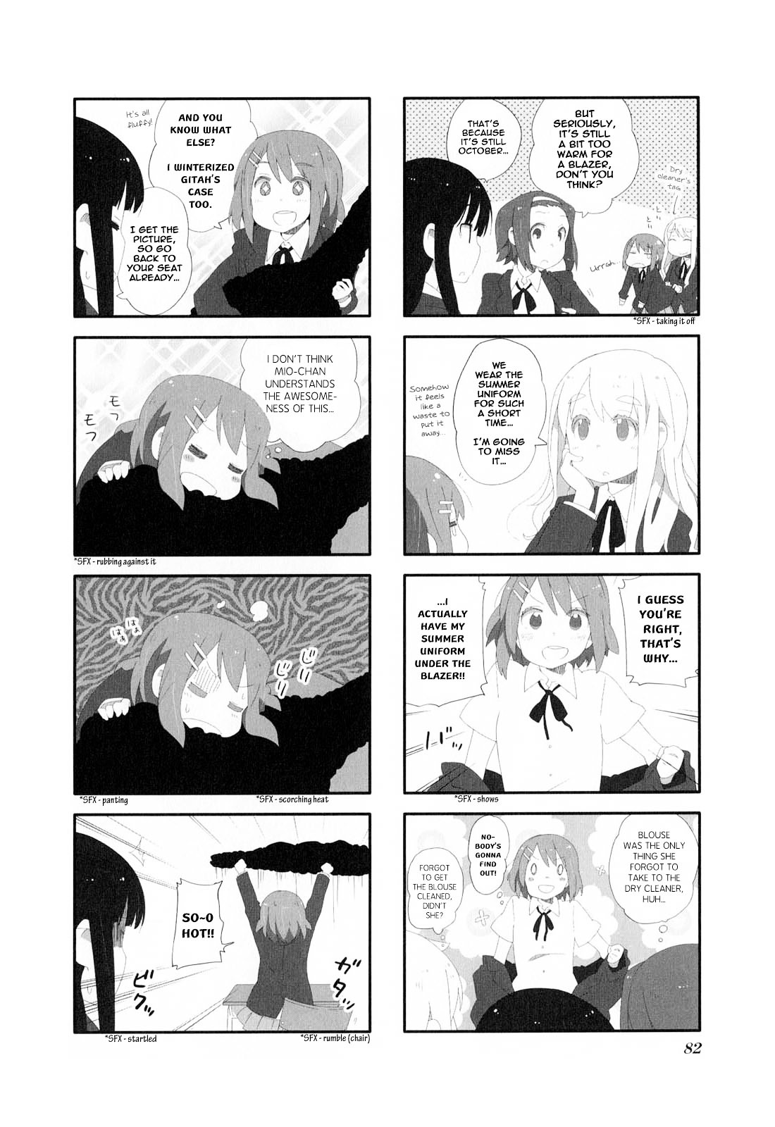 K-ON! Anthology Comic Chapter 1.11 page 2 - Vol.1 Chapter 11 : Autamn Girls Sweet Home by ms