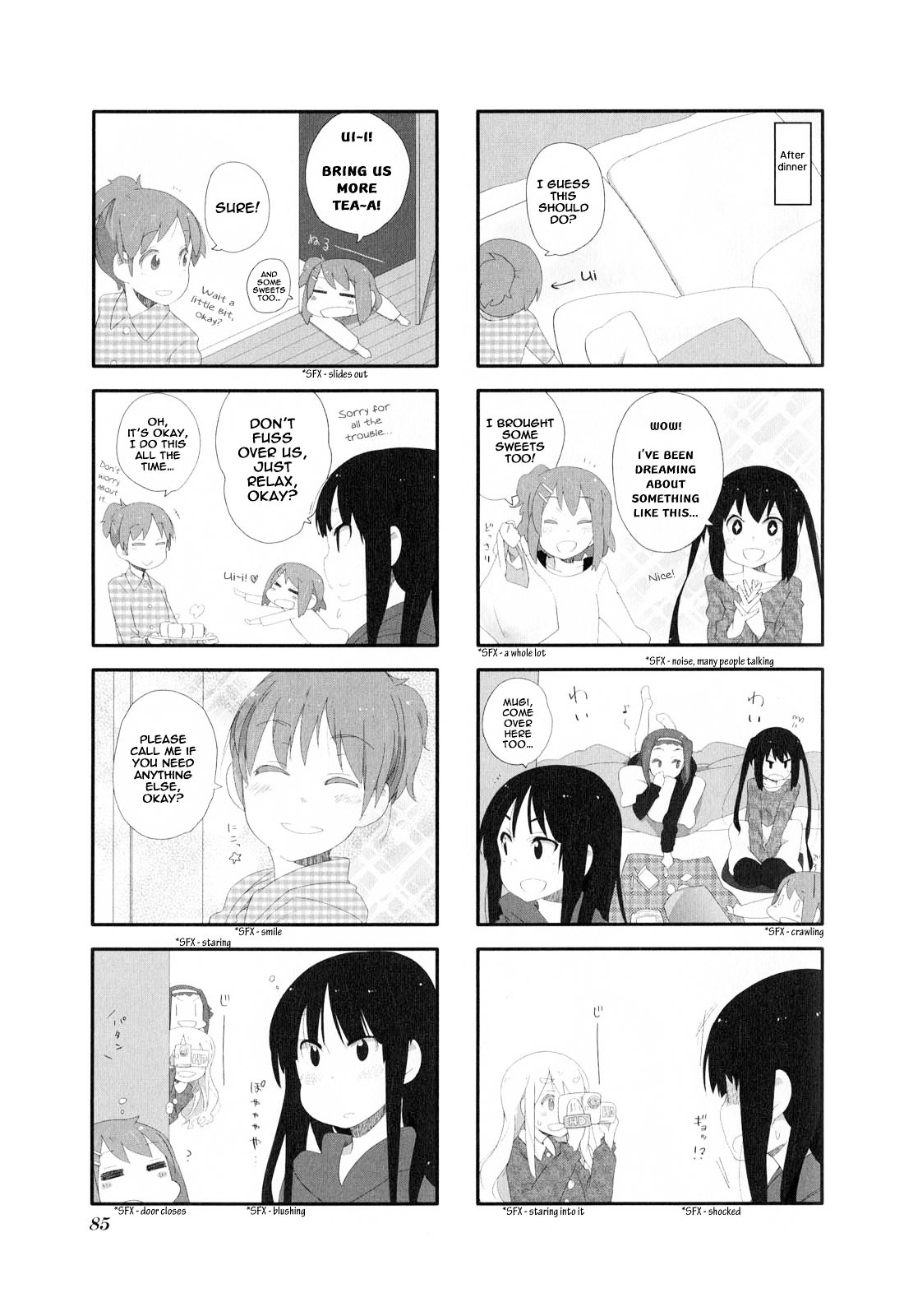 K-ON! Anthology Comic Chapter 1.11 page 5 - Vol.1 Chapter 11 : Autamn Girls Sweet Home by ms