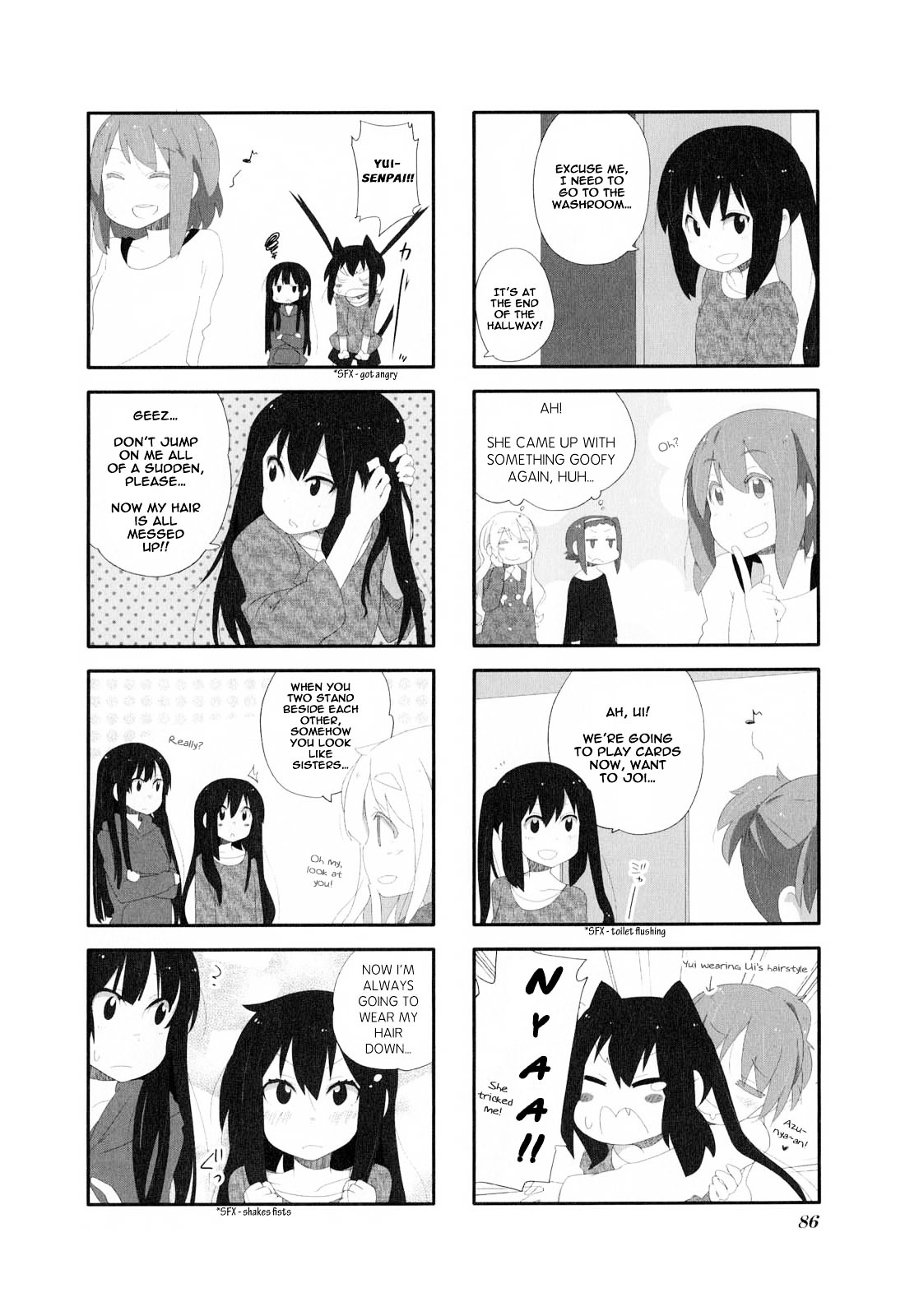 K-ON! Anthology Comic Chapter 1.11 page 6 - Vol.1 Chapter 11 : Autamn Girls Sweet Home by ms