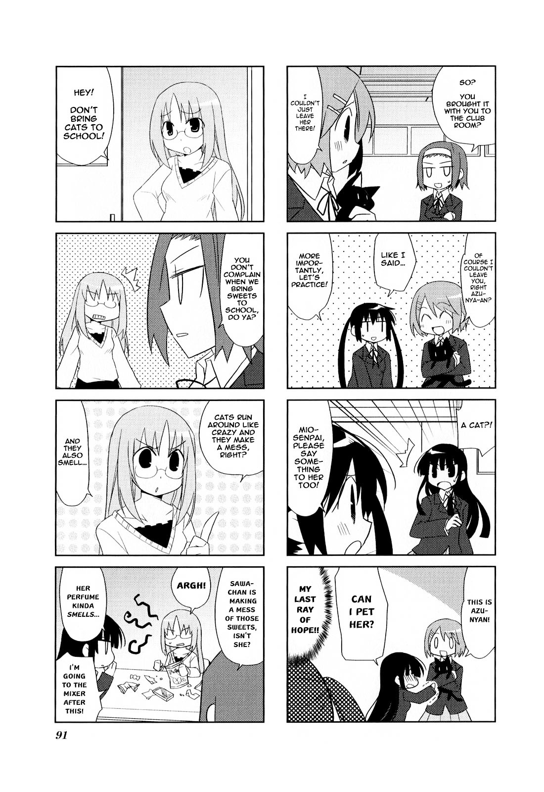K-ON! Anthology Comic Chapter 1.12 page 3 - Vol.1 Chapter 12 : Azu-Nyan by Tamaoka Kagari