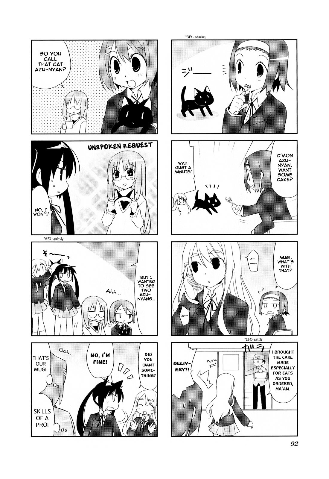 K-ON! Anthology Comic Chapter 1.12 page 4 - Vol.1 Chapter 12 : Azu-Nyan by Tamaoka Kagari