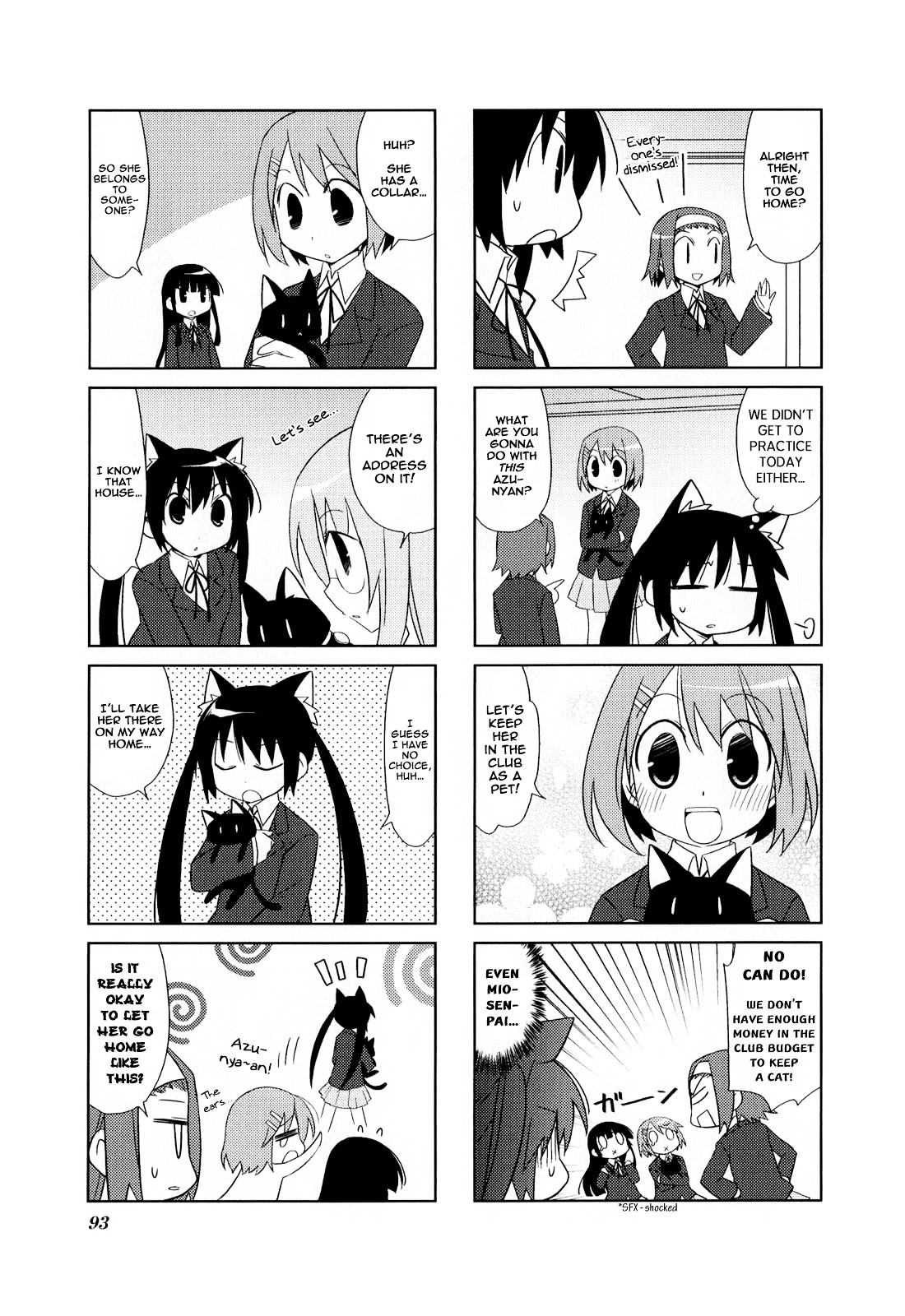 K-ON! Anthology Comic Chapter 1.12 page 5 - Vol.1 Chapter 12 : Azu-Nyan by Tamaoka Kagari