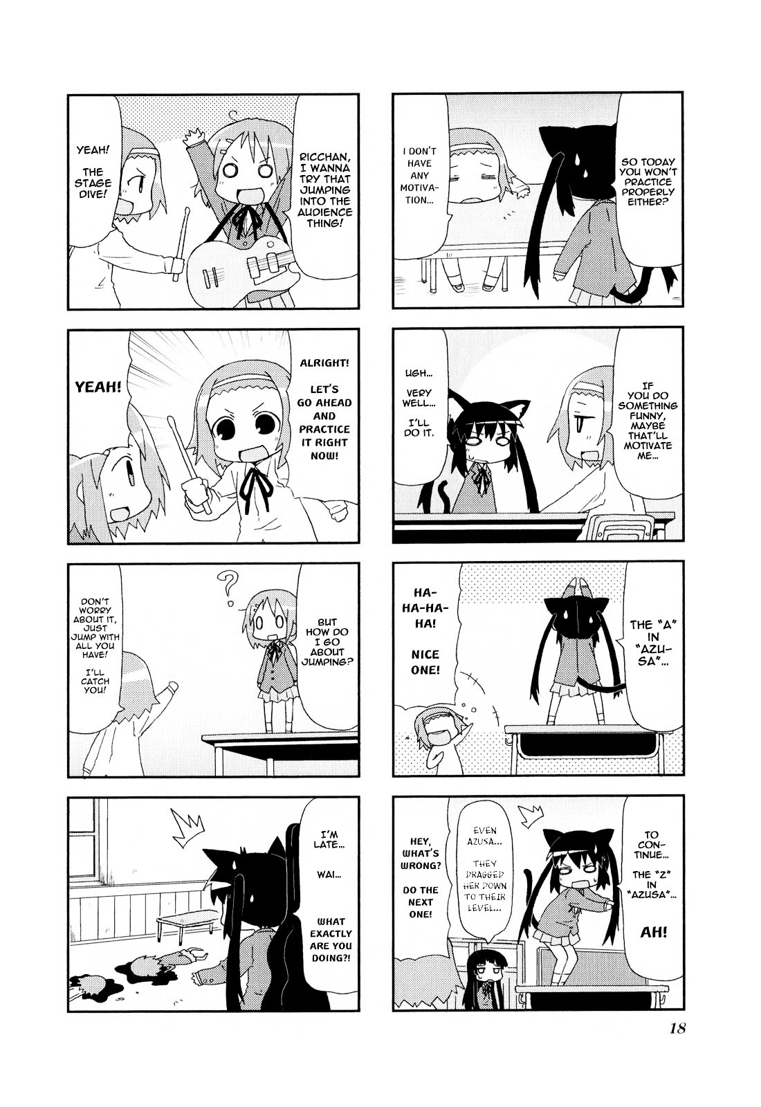 K-ON! Anthology Comic Chapter 1.2 page 4 - Vol.1 Chapter 2 : Nyan-On! by Kazuho