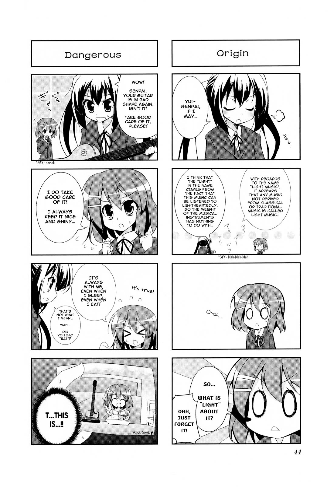 K-ON! Anthology Comic Chapter 1.6 page 2 - Vol.1 Chapter 6 : We Are Crazy by Hoppege