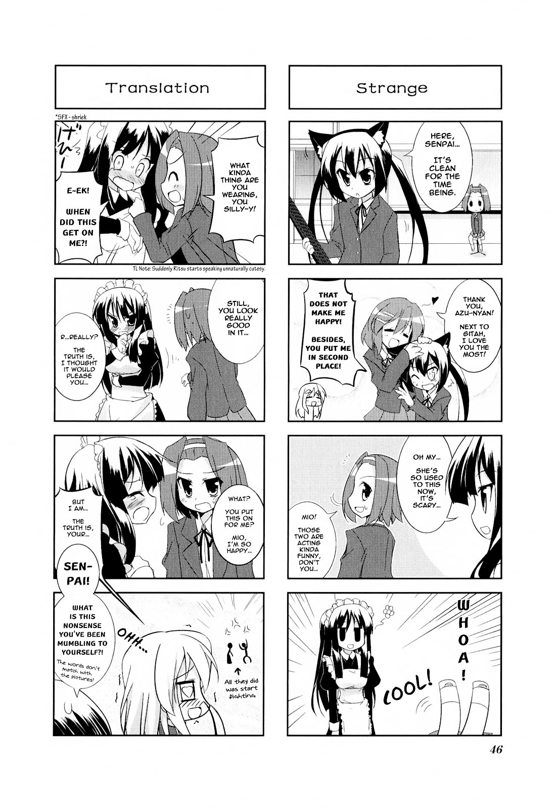 K-ON! Anthology Comic Chapter 1.6 page 4 - Vol.1 Chapter 6 : We Are Crazy by Hoppege