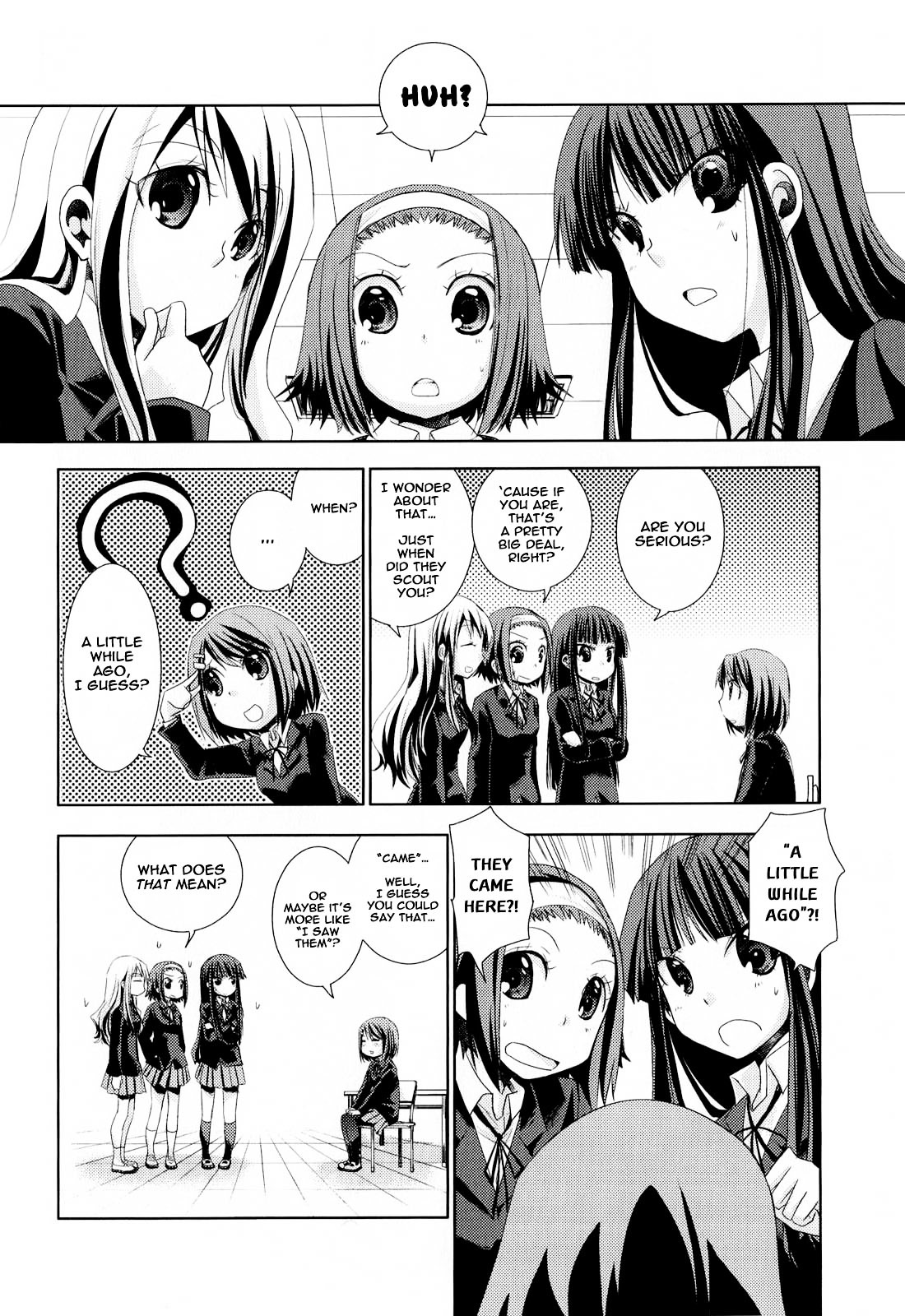 K-ON! Anthology Comic Chapter 1.9 page 2 - Vol.1 Chapter 9 : Yume No Sukauto Daisakusen (Operation Dream Scouting) by Araki Fuu